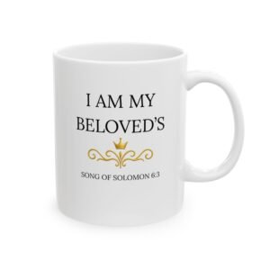 i am my beloveds coffee mug for wife 11oz